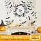 Halloween Party Supplies Hallween Decorations Bats Wall Decor 140PCS Realistic PVC 3D Black Scary Bat Sticker for Creepy Home Decor Halloween Party Decorations DIY Wall Decal Bathroom Indoor Halloween